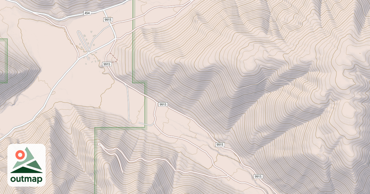 Map of SOUTH FORK NEMOTE