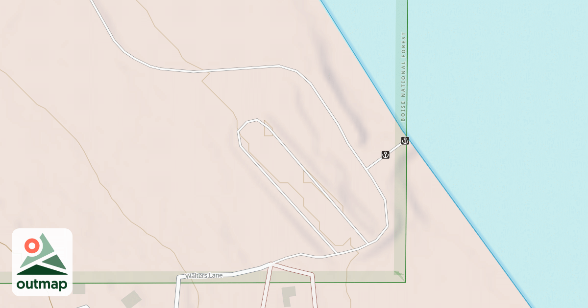 Map of CAMPBELL BOAT RAMP