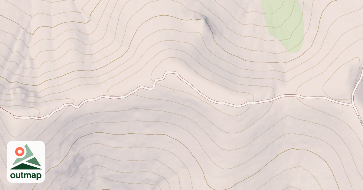 Map of USFS National Forest System Roads {93AD15D6-7477-4DA7-891B-CA3D5DC192F2}