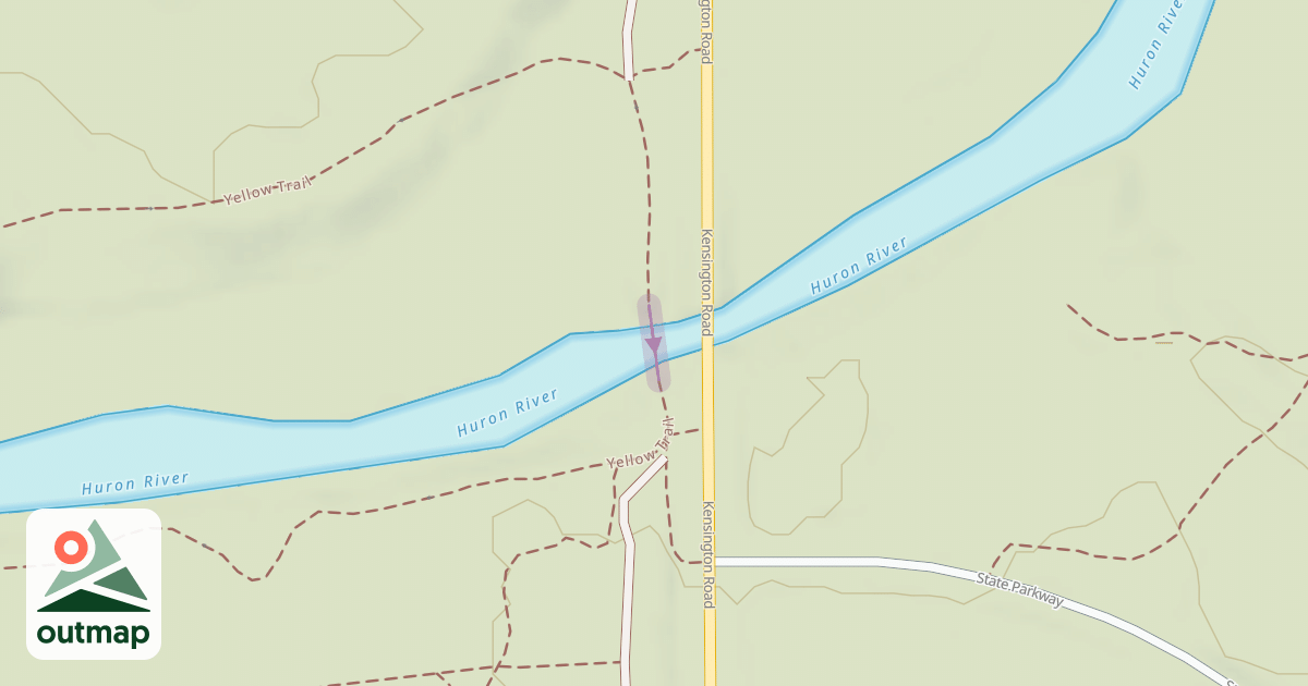 Map of Yellow Trail