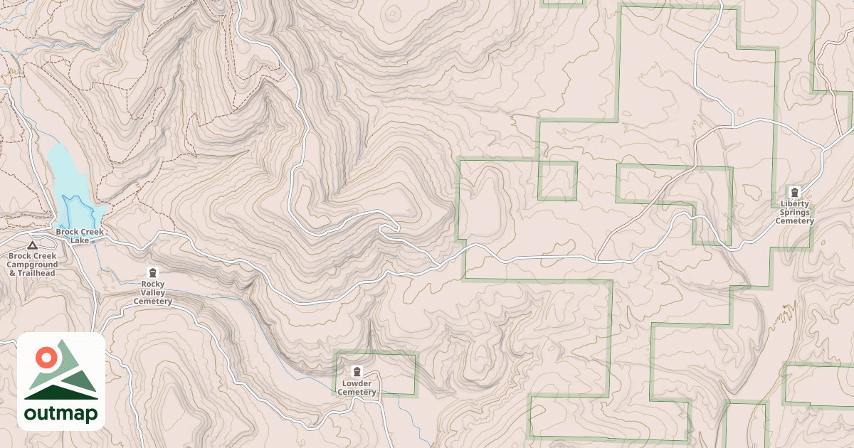 Map of LIBERTY SPRINGS