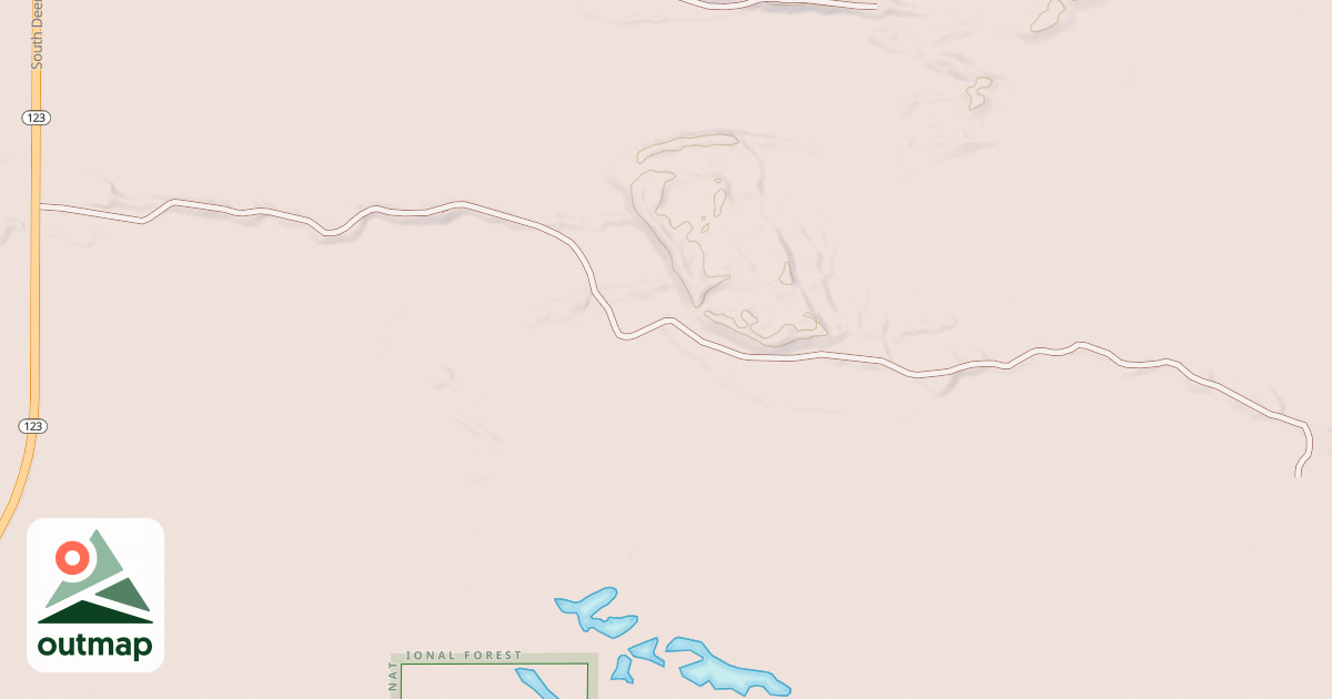 Map of M-123 SPUR 3192