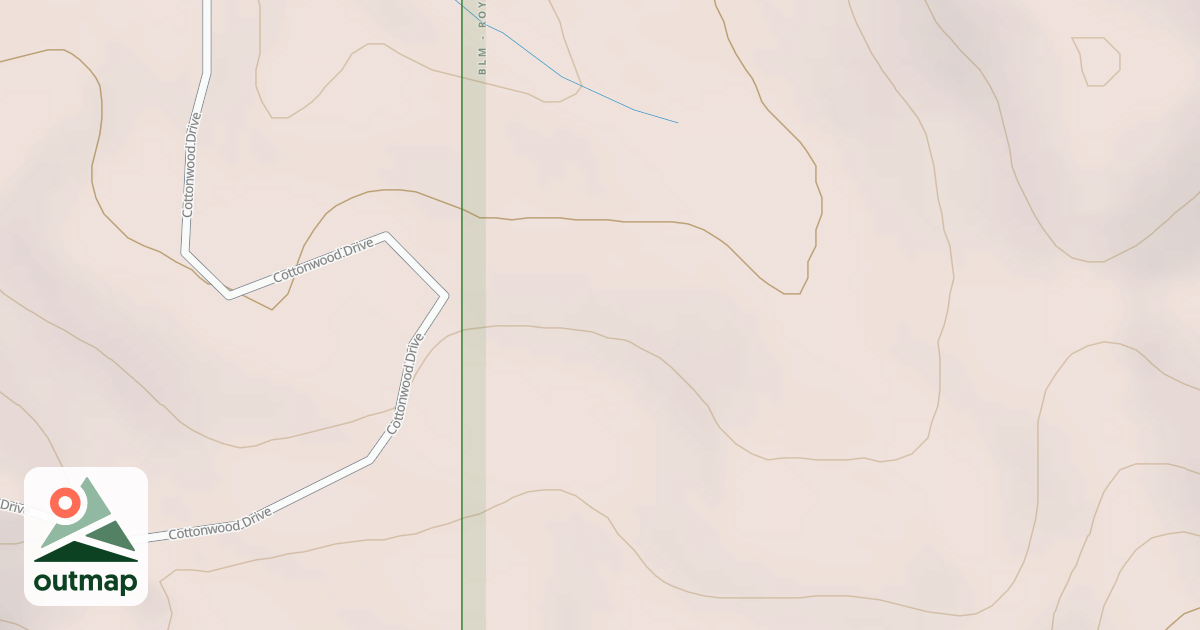 Map of BLM National GTLF Public Motorized Roads 0c441b28-9274-4e6c-b62e-95800755e8a2