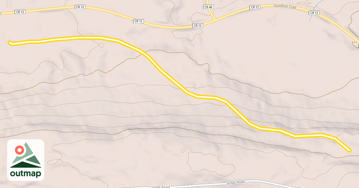 Map of Rabbit Run Trail