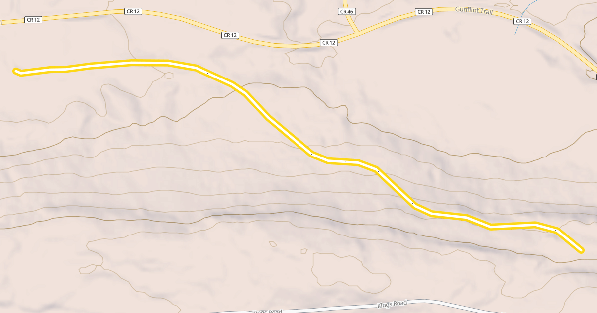Map preview of Rabbit Run Trail