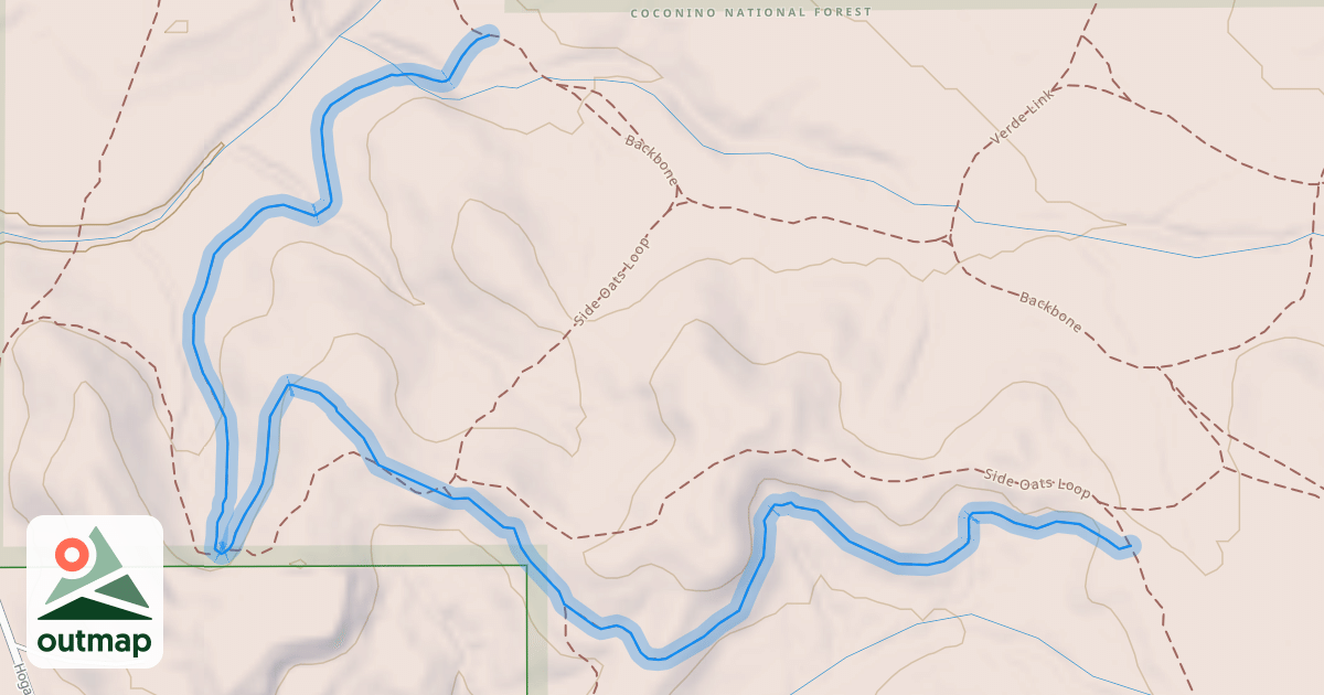 Map of Lower Side Oats Sec. 3