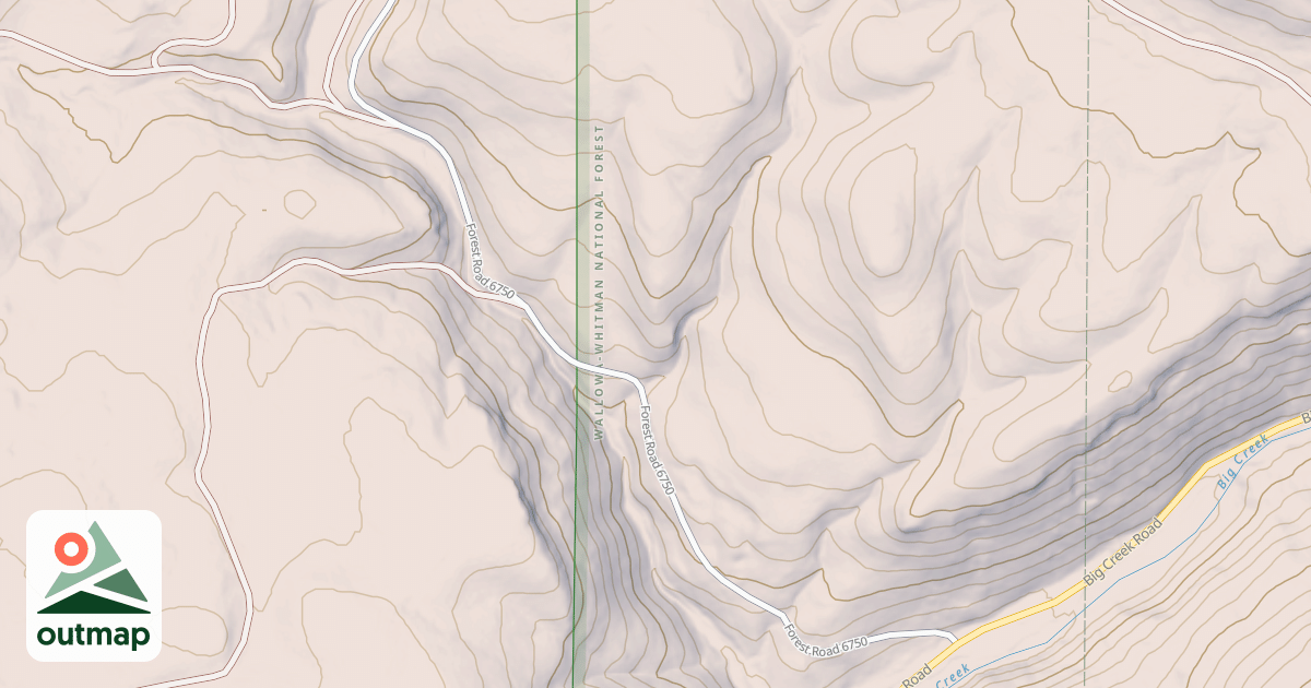 Map of USFS National Forest System Roads {3B717FBF-2A08-445B-8A50-90976A9AE006}