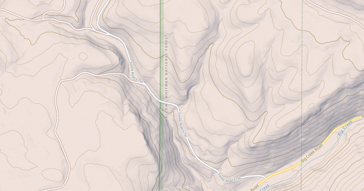 Map preview of USFS National Forest System Roads {3B717FBF-2A08-445B-8A50-90976A9AE006}