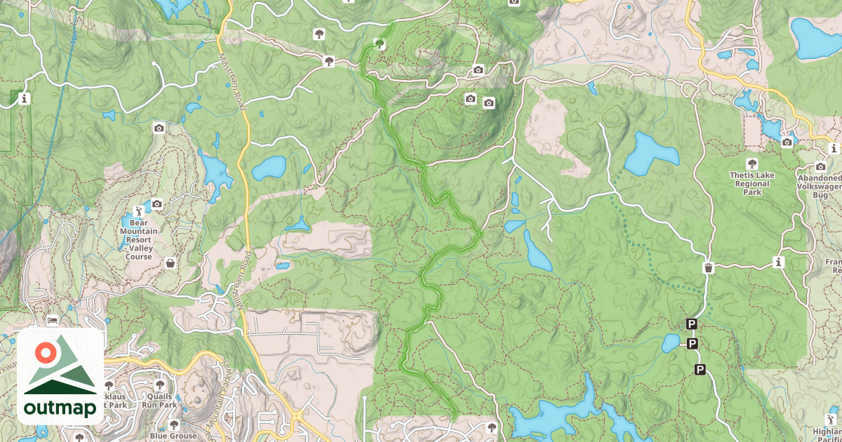 Map of Bellamy Trail