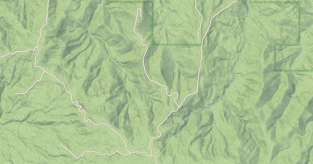 Map preview of USFS National Forest System Roads {7D40E81A-A853-44B5-B051-BBCB410AD2EE}