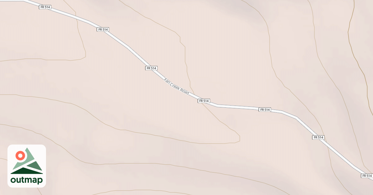 Map of FAN CREEK E
