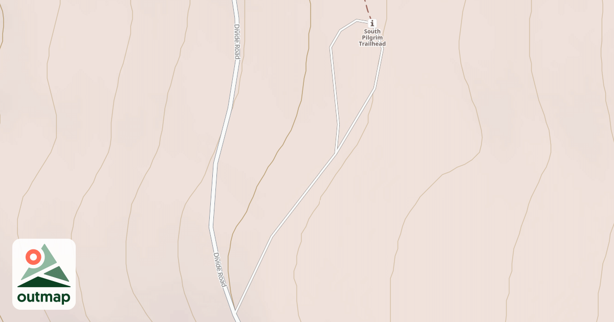 Map of LOWER PILGRIM TRAILHEAD