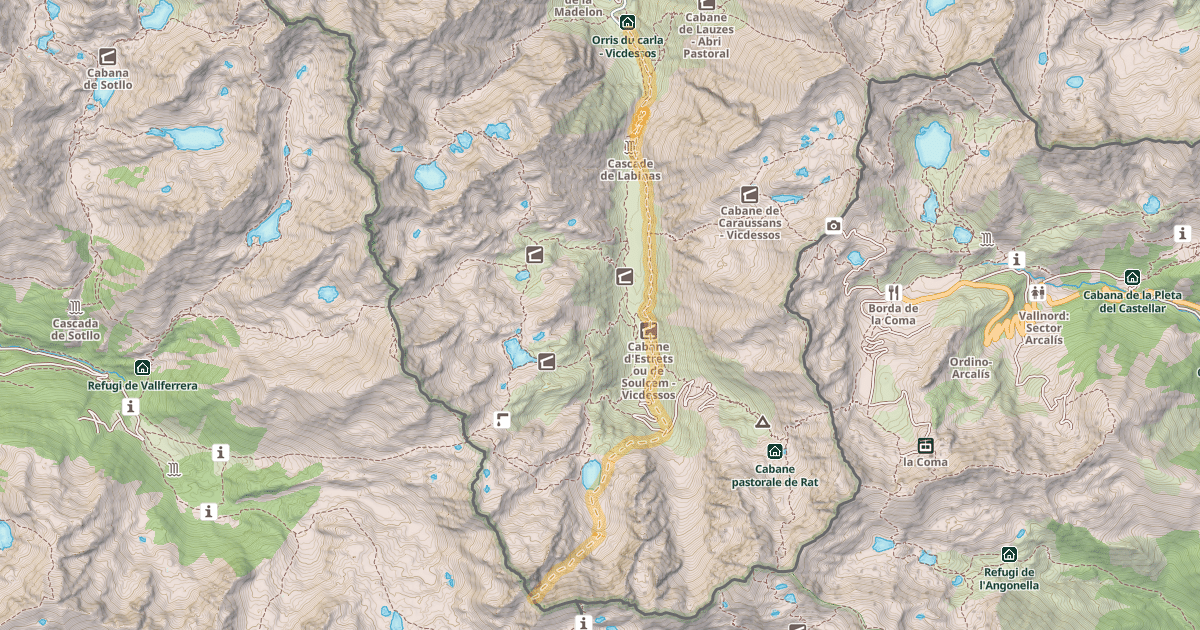 Map preview of Port de Médécourbe — Orris du Carla