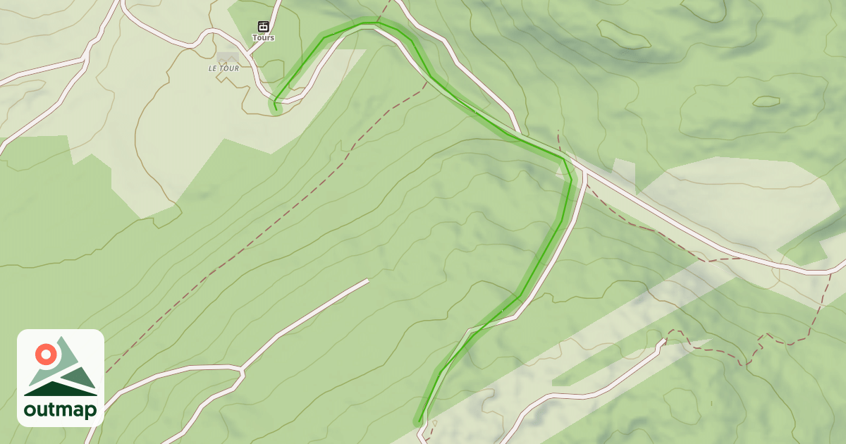 Map of Le Détour