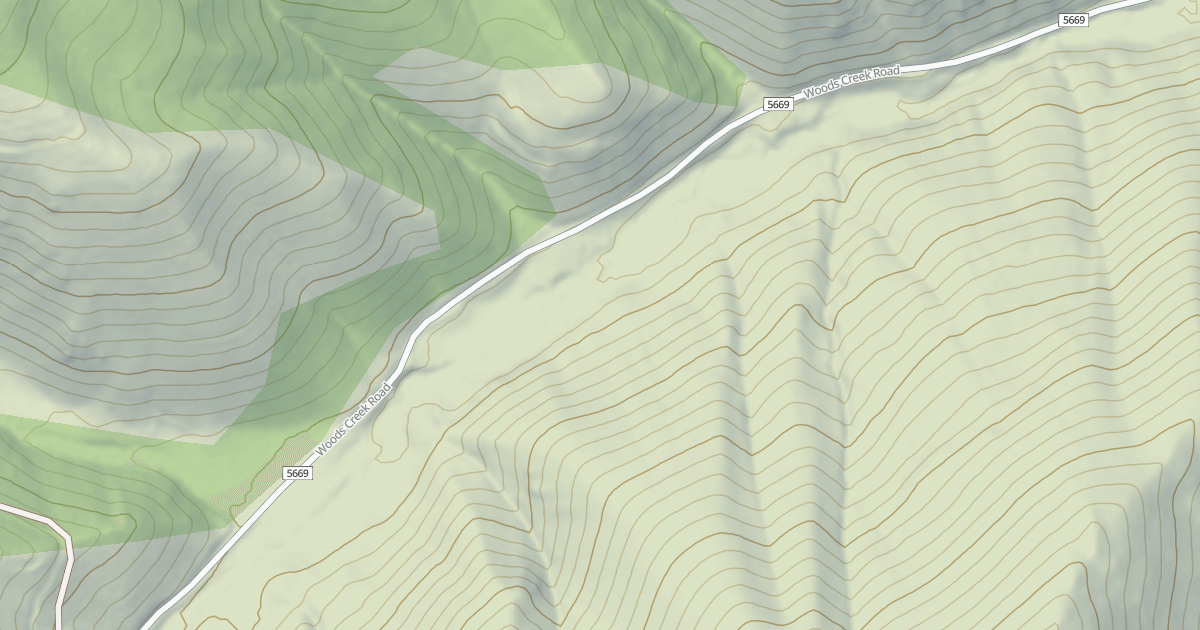 Map preview of (FDR) WOODS CREEK