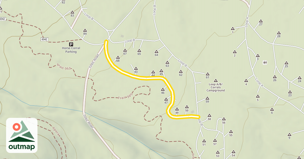 Map of Loop B