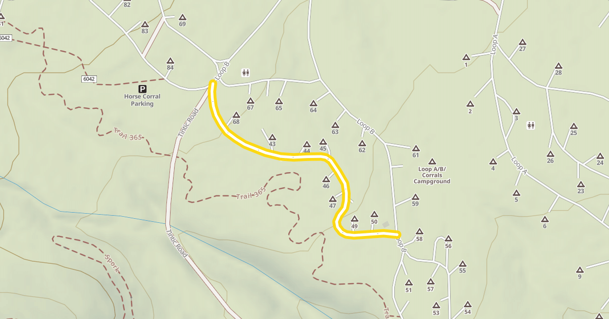Map preview of Loop B
