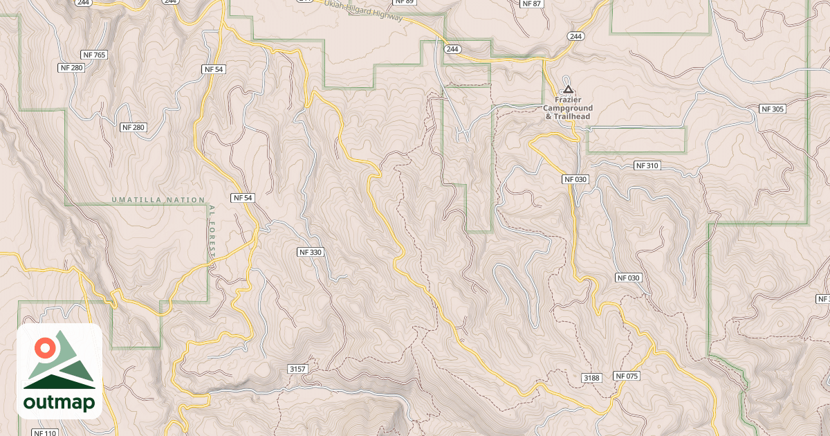 Map of USFS Motor Vehicle Use Map Roads {1D12E5DD-7944-42B2-A9ED-4D53CDD0EE35}