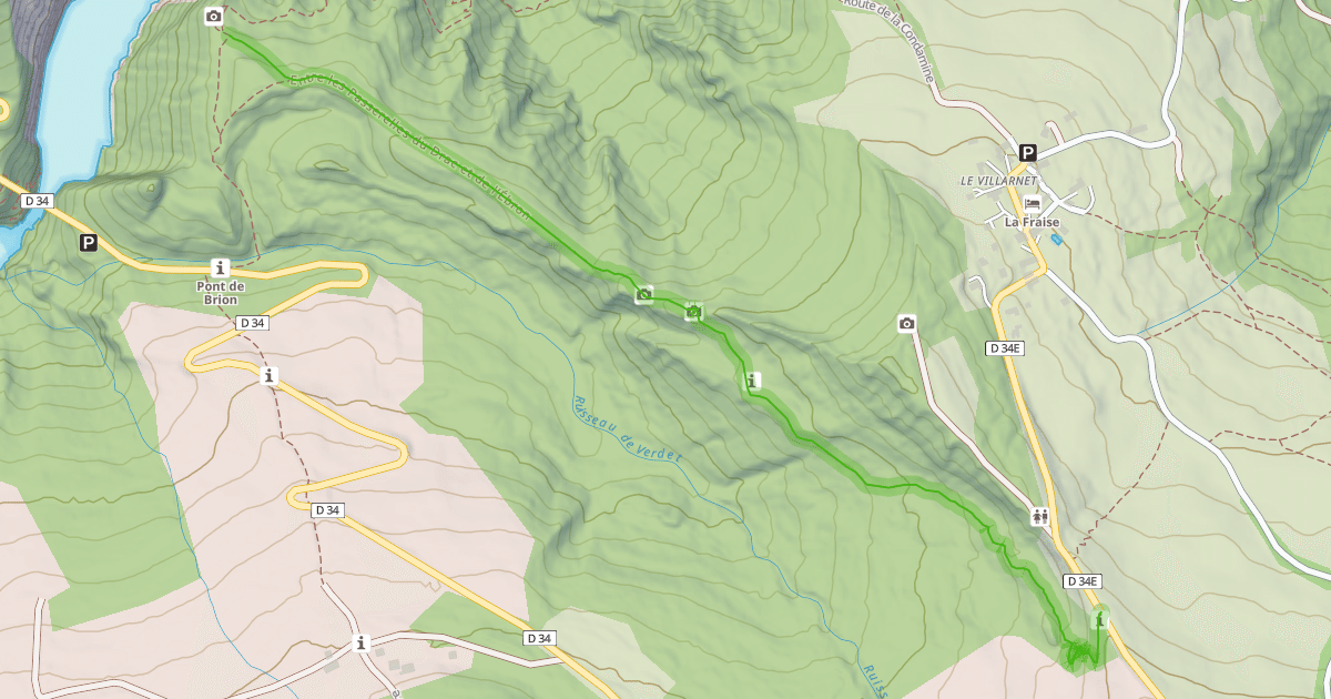 Map preview of Entre les Passerelles du Drac et de l’Ébron
