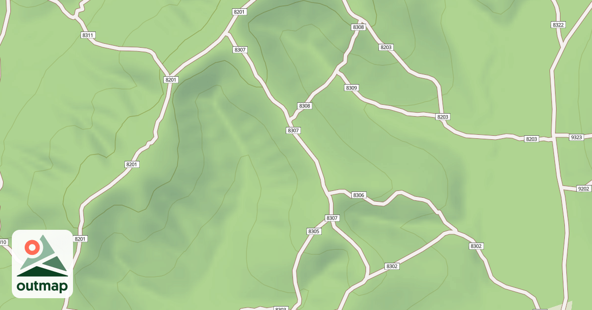 Map of USFS Motor Vehicle Use Map Trails 19389
