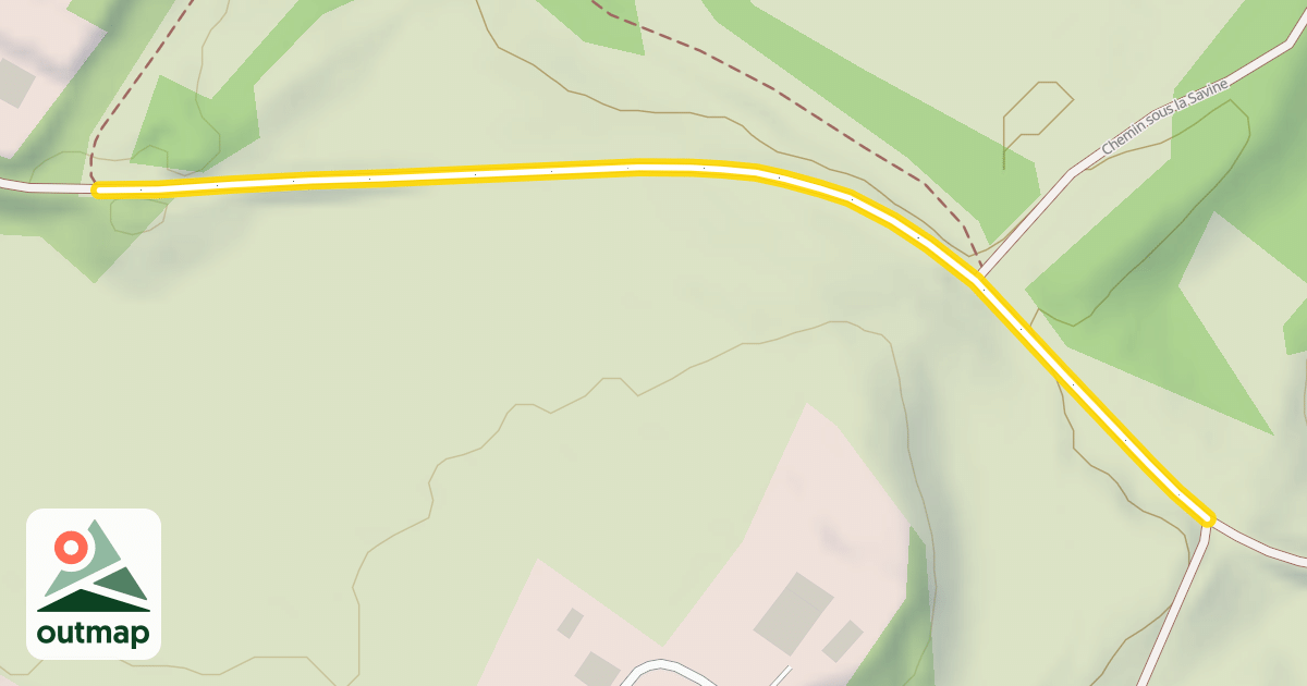 Map of Chemin Rural dit de la Voie du Tram