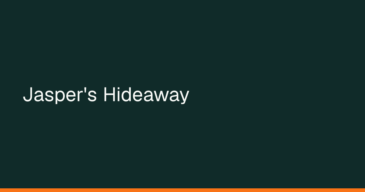 Map preview of Jasper's Hideaway