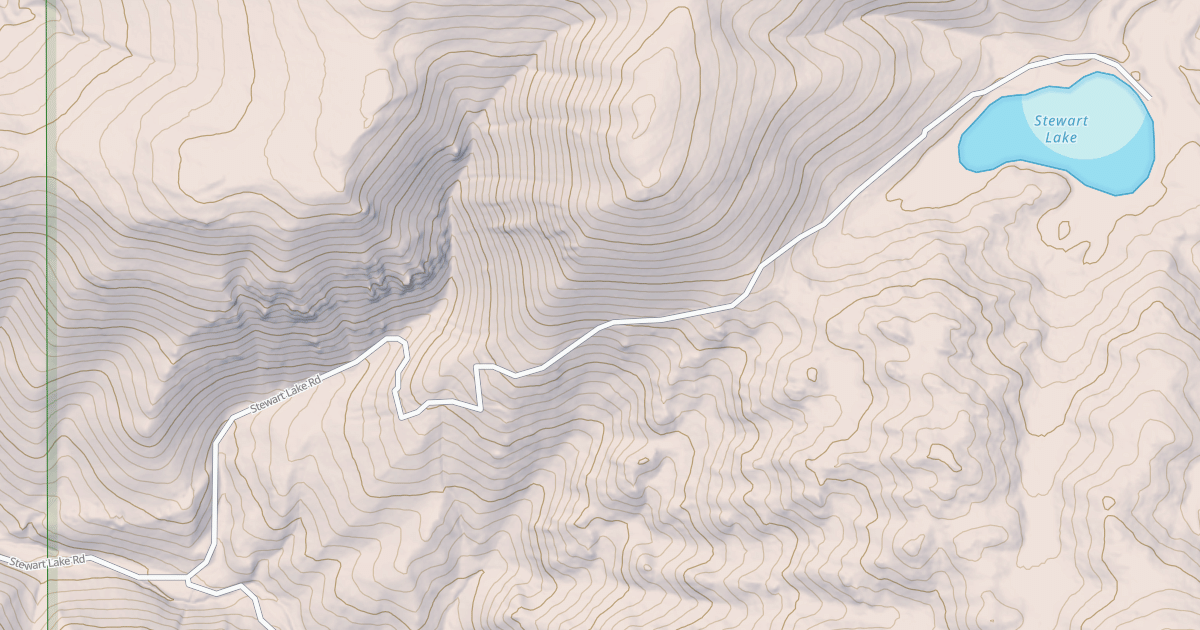 Map preview of STEWART LAKE SPUR