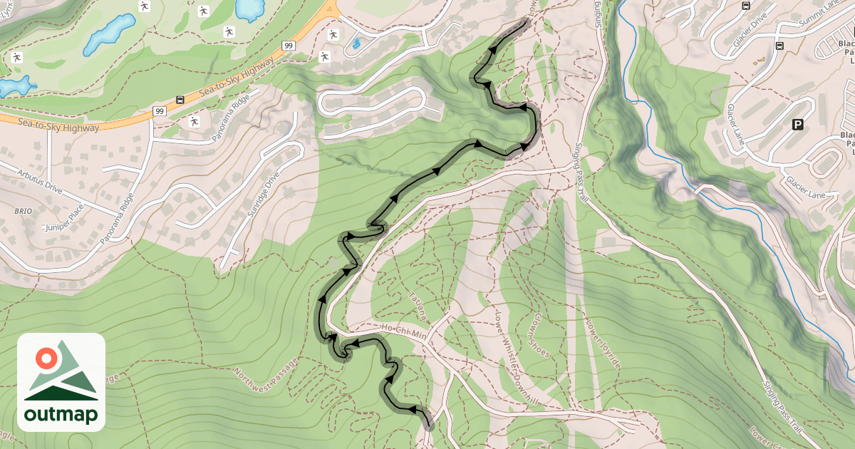 Map of Lower A-Line