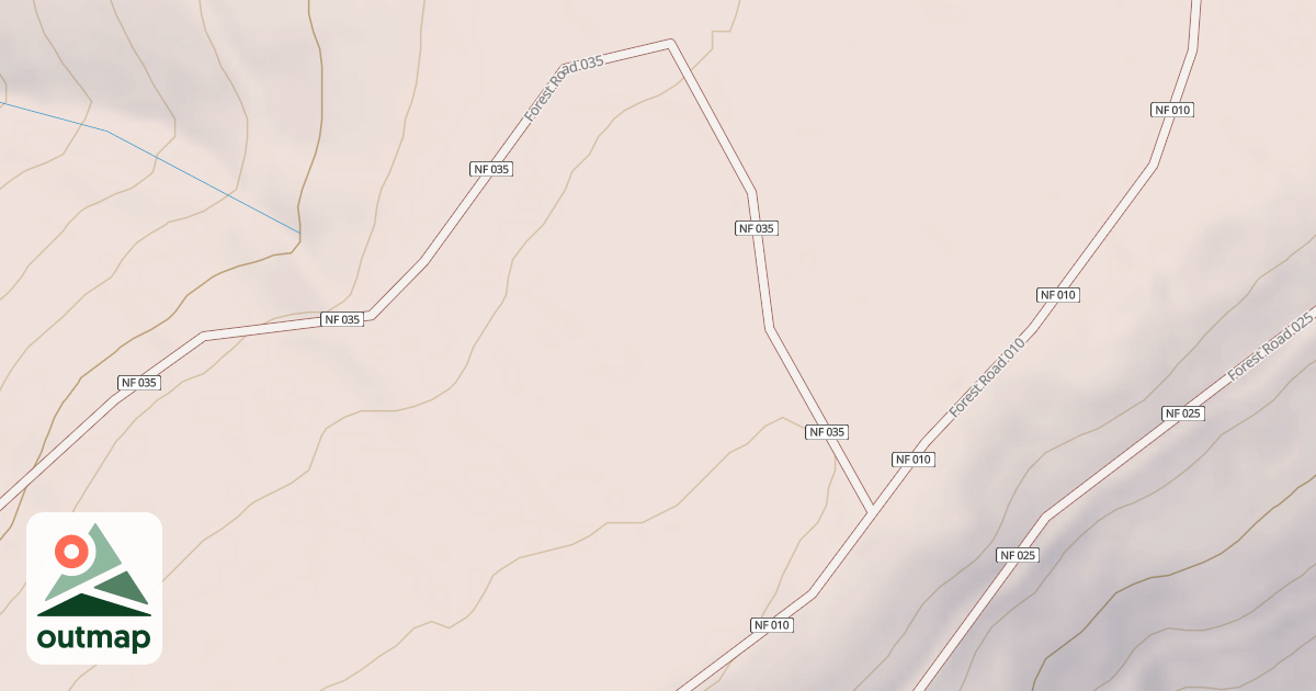 Map of USFS Motor Vehicle Use Map Roads {1F4DF521-9587-49A3-B658-5297CEA30D7B}