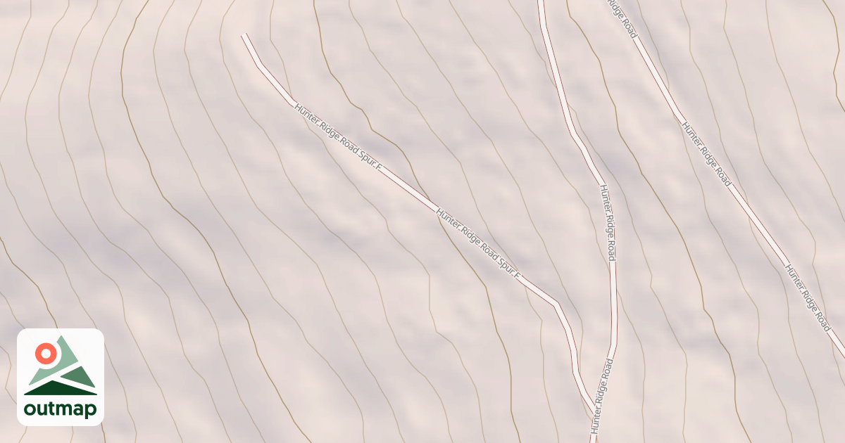 Map of HUNTER RIDGE SPUR F
