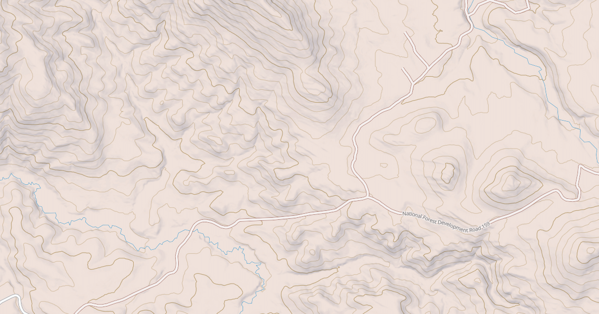 Map preview of SOUTH FORK BEAR CREEK