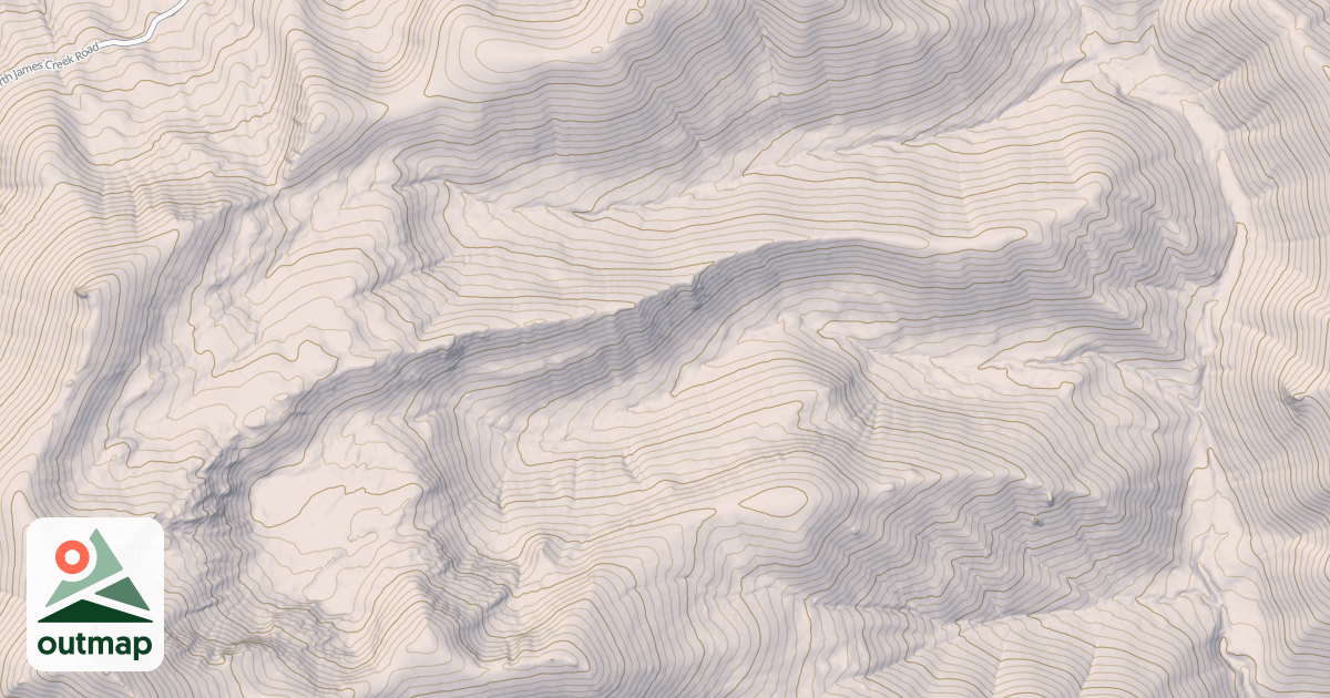 Map of Corbus Creek