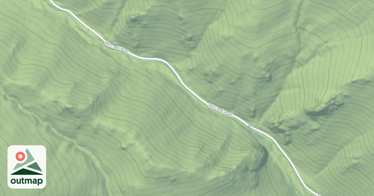 Map of MILL CREEK CO261