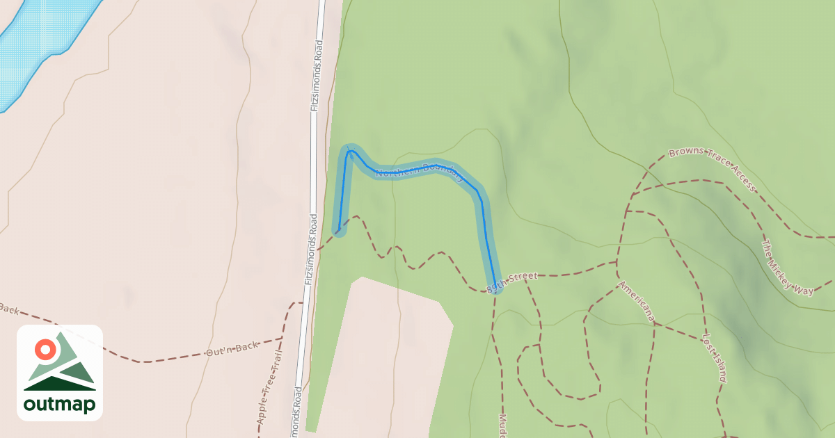 Map of Northern Boundary
