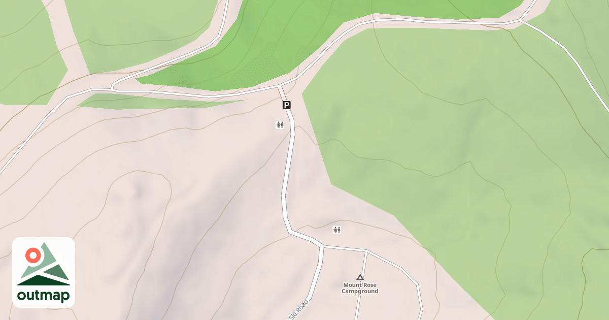 Map of MT ROSE CAMPGROUND WALKIN
