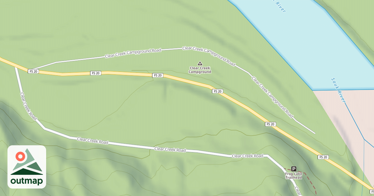 Map of CLEAR CR CG