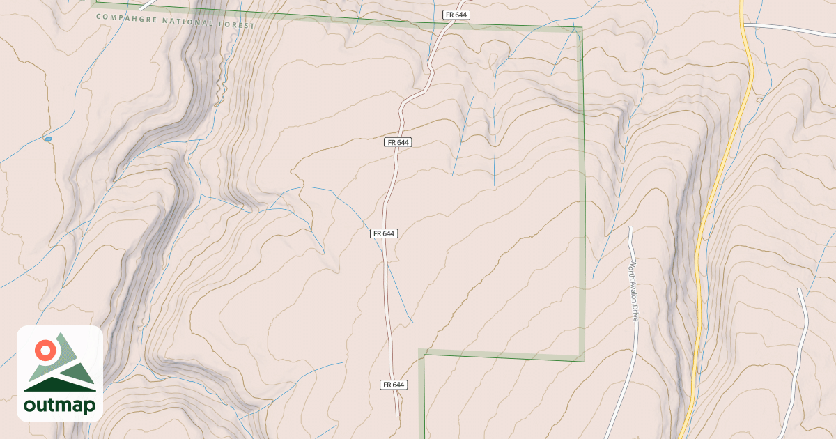 Map of OAK HILL