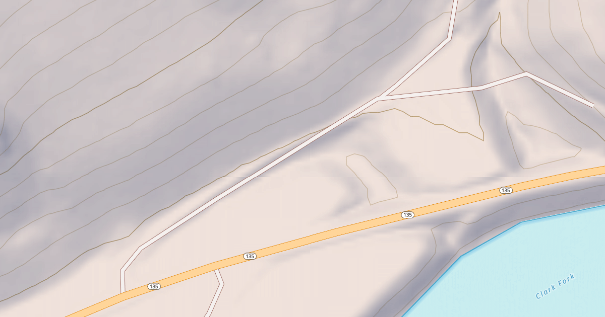 Map preview of DONLAN SADDLE TRAILHEAD