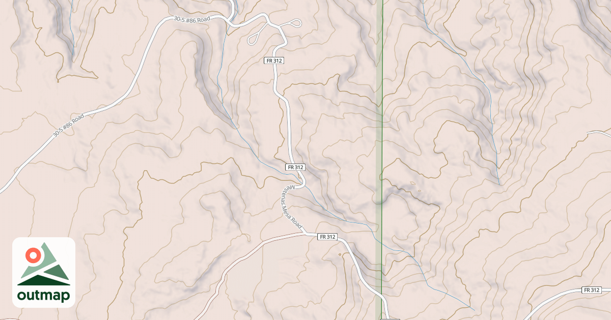 Map of MESTENAS MESA