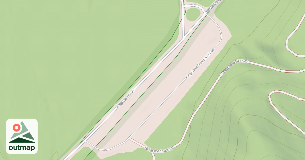 Map of KINGS LAKE SNOWPARK