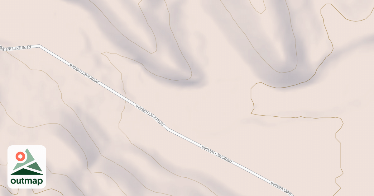 Map of PELHAM LAKE BR.