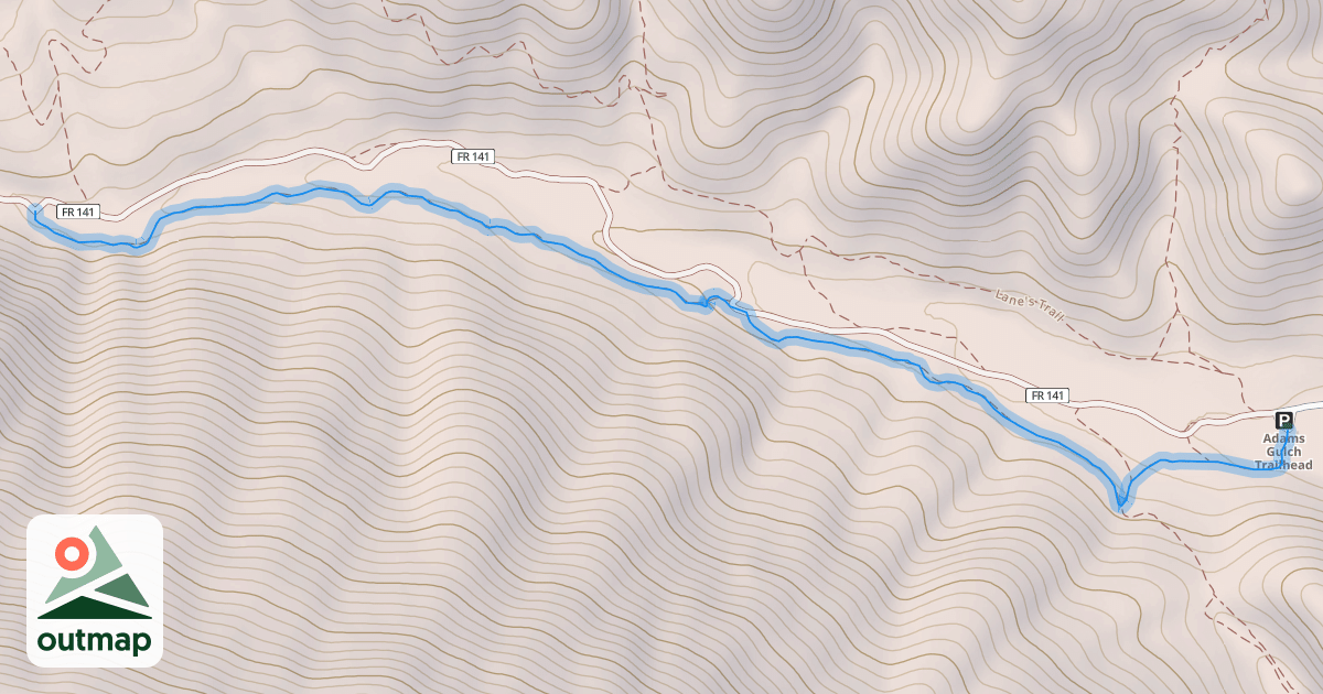 Map of Shadyside Trail #317