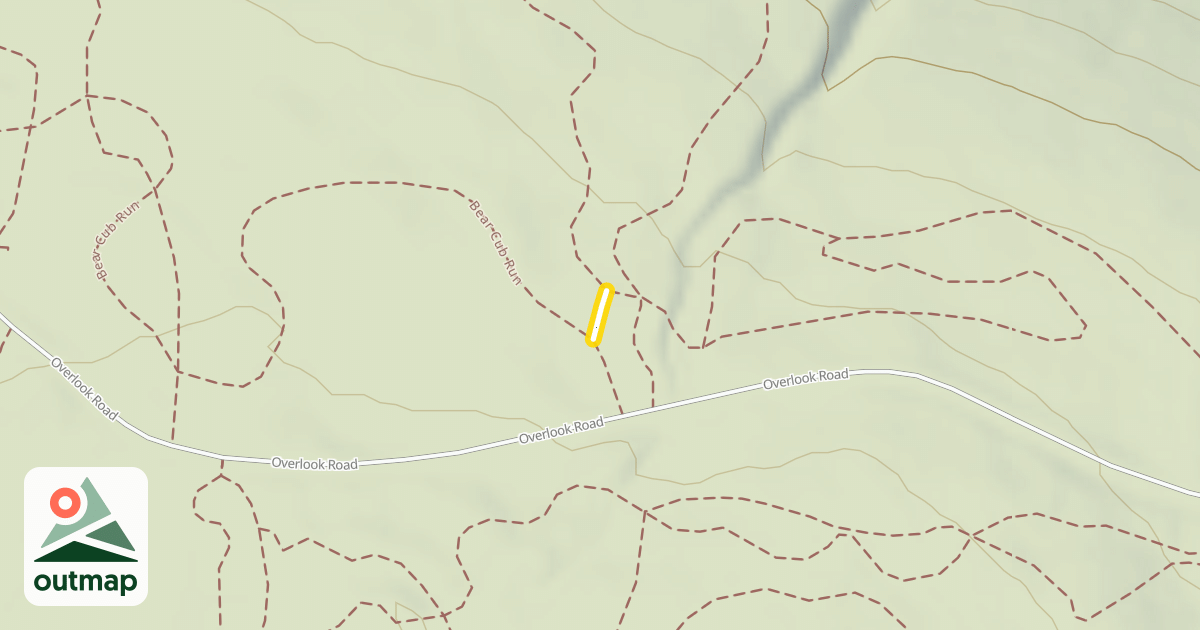 Map of Big Oak Trail
