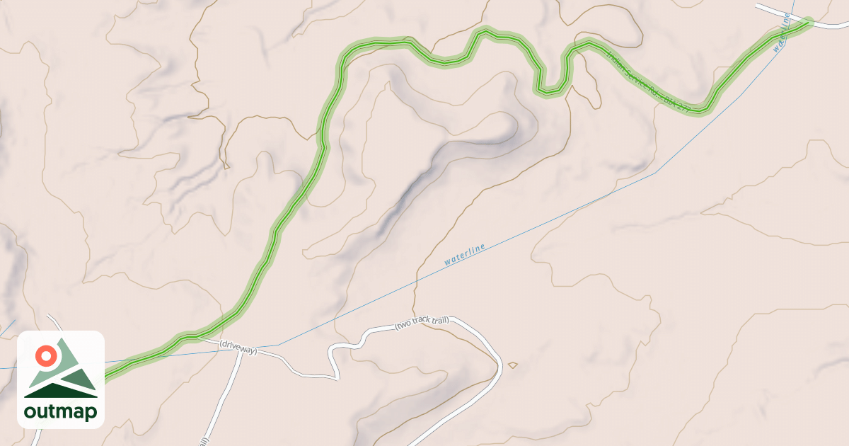 Map of Indian Service Rd. - BIA 277