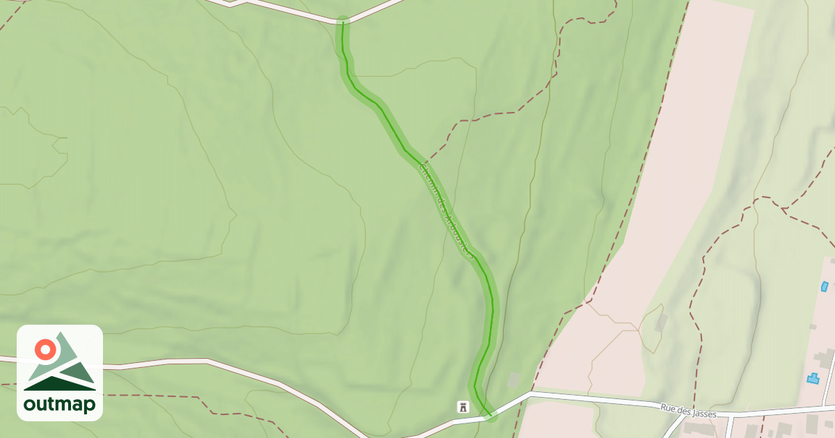 Map of Chemin des Arbousiers