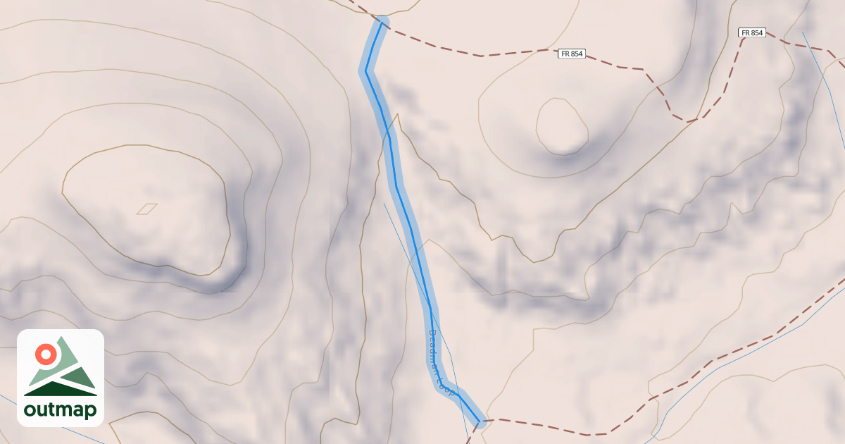 Map of Deadman Loop