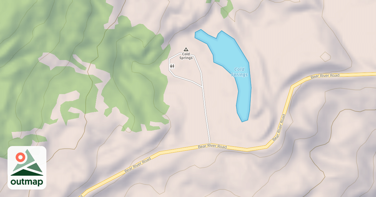 Map of COLD SPRINGS CG
