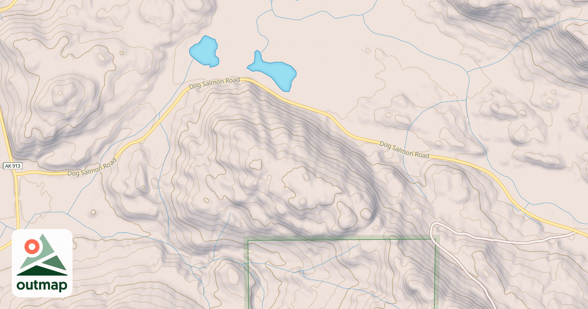 Map of DOG SALMON