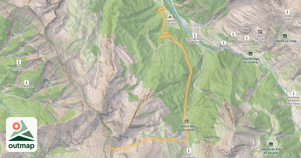 Map of Col Nord la Pierre — Peynier