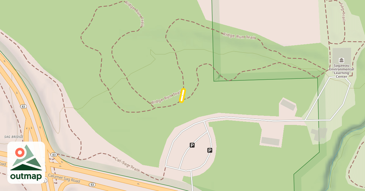 Map of Ridge Run Trail